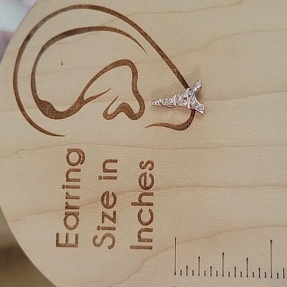 Eiffel Tower Shimmer Stud Earrings, rose gold - Picture 4 of 7
